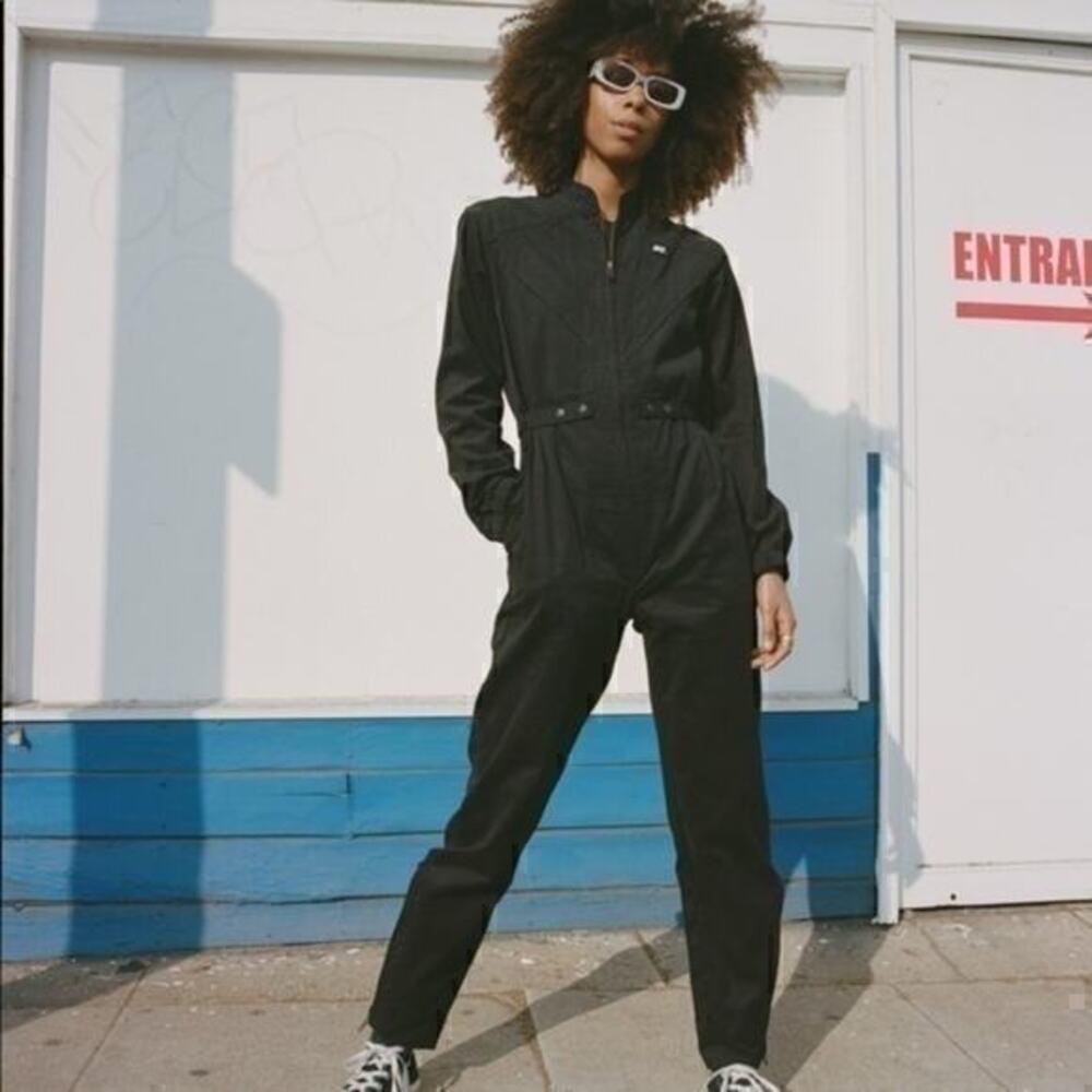 Melody Ehsani Bessie Jumpsuit Black Size Small Sold Out on Website NWT ME.